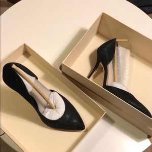 Brand new sparkling black high heels